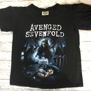 Avenged sevenfold Black Graphic T Shirt sz. L